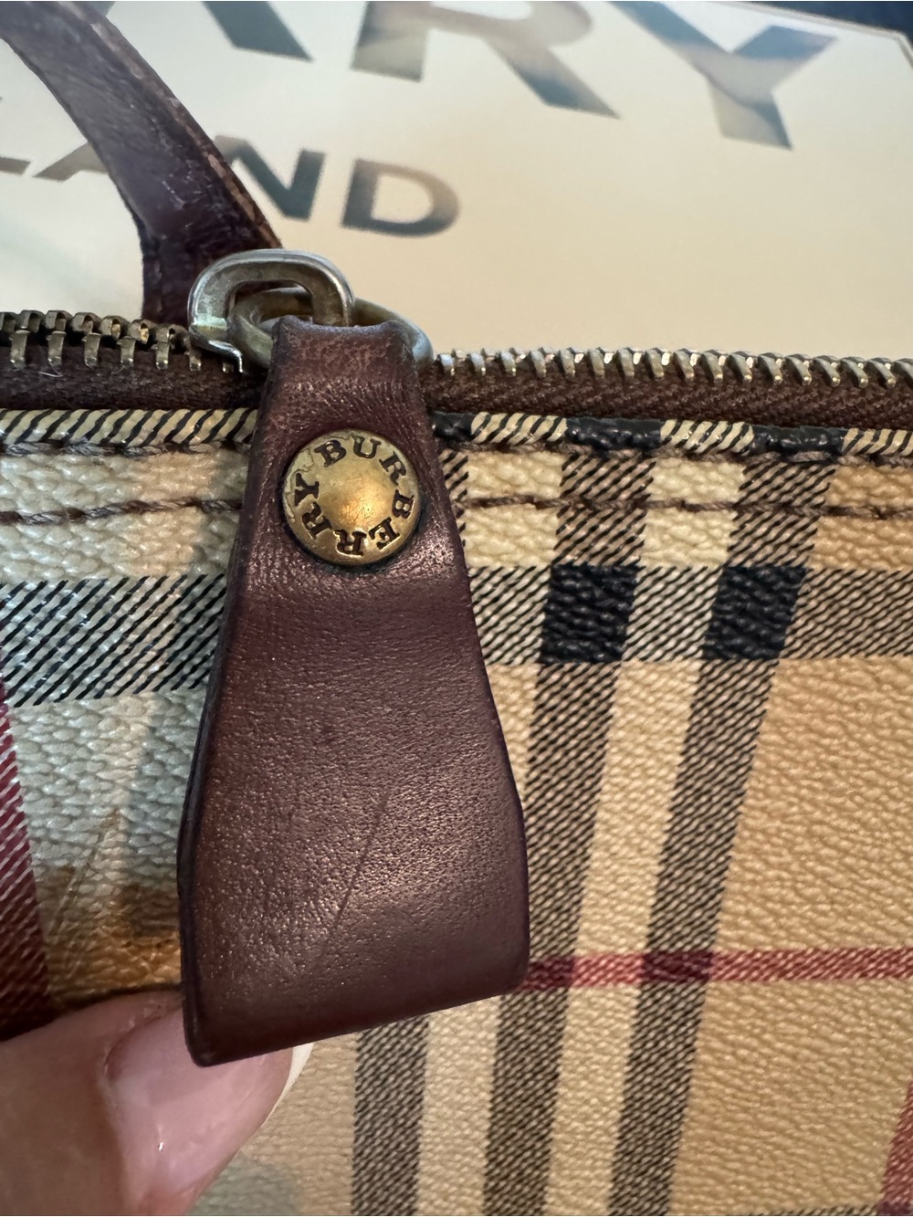 Vintage Burberry nova check mini pochette - Picture 4 of 9